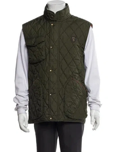 Pre-owned Polo Ralph Lauren Vest In Green