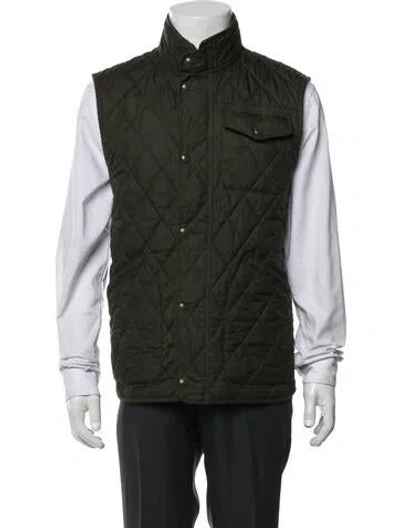 Pre-owned Polo Ralph Lauren Vest In Green