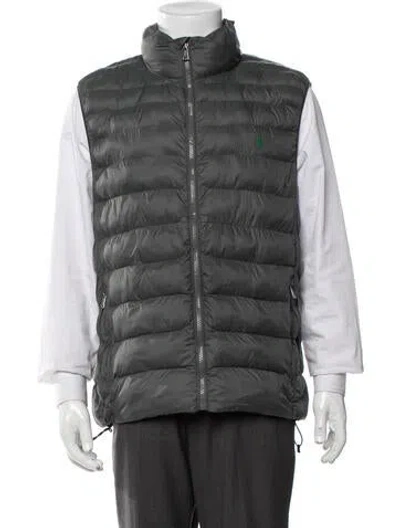 Pre-owned Polo Ralph Lauren Vest In Grey