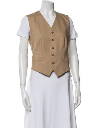 Pre-owned Polo Ralph Lauren Vest In Neutrals