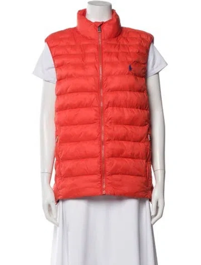 Pre-owned Polo Ralph Lauren Vest In Orange