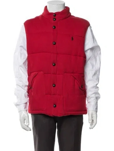 Pre-owned Polo Ralph Lauren Vest In Red