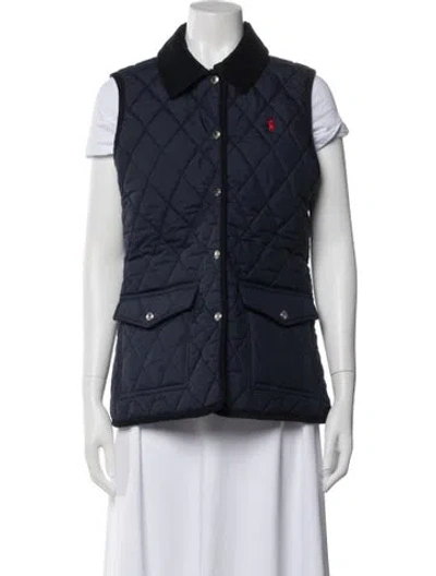 Pre-owned Polo Ralph Lauren Vest W/ Tags In Blue