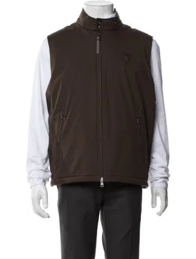 Pre-owned Polo Ralph Lauren Vest W/ Tags In Brown