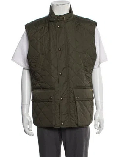 Pre-owned Polo Ralph Lauren Vest W/ Tags In Green
