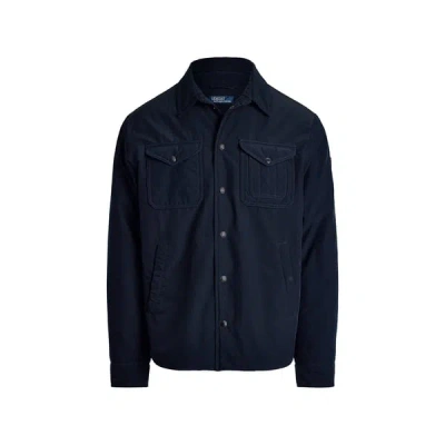Polo Ralph Lauren Patch-pockets Shirt Jacket In Blue