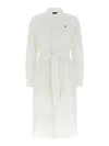 Polo Ralph Lauren Linen Shirt Dress With Long Sleeves And Waist Tie