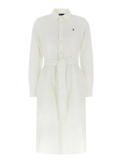 Polo Ralph Lauren Logo Embroidery Chemisier Dress