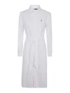 Polo Ralph Lauren Cory Long Sleeve Day Dress In White