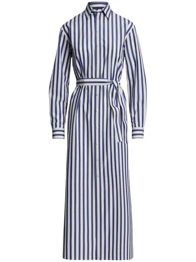 Polo Ralph Lauren Vicki Shirtdress In Blue