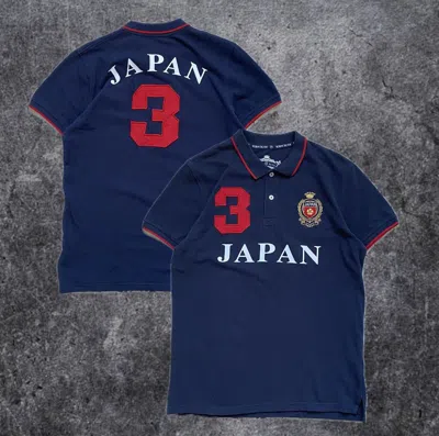 Pre-owned Polo Ralph Lauren Vintage 00s Chief Keef Ralph Laurent Style Japan Polo In Blue