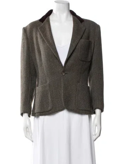 Pre-owned Polo Ralph Lauren Vintage 1980's Blazer In Green