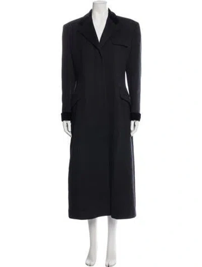 Pre-owned Polo Ralph Lauren Vintage 1980's Coat In Black/grey