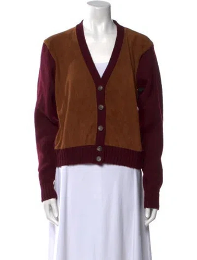 Pre-owned Polo Ralph Lauren Vintage 1980's Sweater In Red