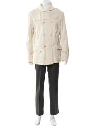 Pre-owned Polo Ralph Lauren Vintage 1990's Parka In Neutral
