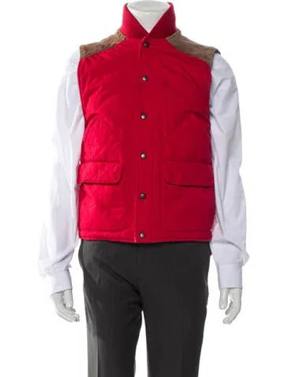 Pre-owned Polo Ralph Lauren Vintage 1990's Vest In Red