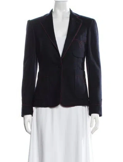 Pre-owned Polo Ralph Lauren Vintage 2000's Blazer In Blue