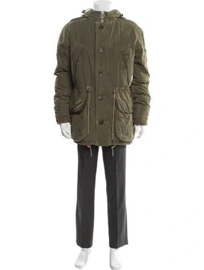 Pre-owned Polo Ralph Lauren Vintage 2000's Parka In Green