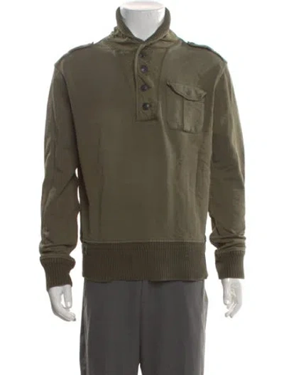 Pre-owned Polo Ralph Lauren Vintage 2000's Pullover In Green