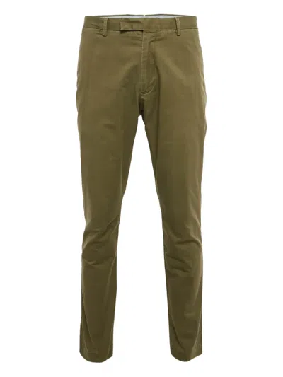 Pre-owned Polo Ralph Lauren Vintage 2024 Gabardine Trousers In Green