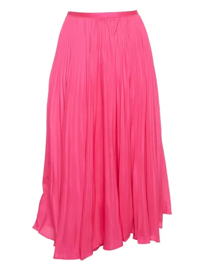 Pre-owned Polo Ralph Lauren Vintage 2024 Pleated Skirt In Pink