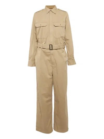 Pre-owned Polo Ralph Lauren Vintage Belted-waist Jumpsuit