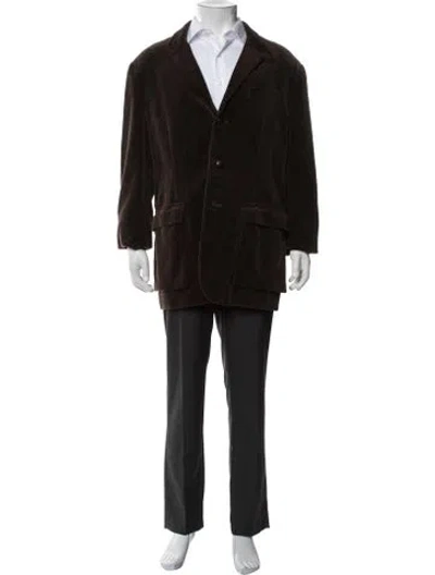 Pre-owned Polo Ralph Lauren Vintage Corduroy Sport Jacket In Brown