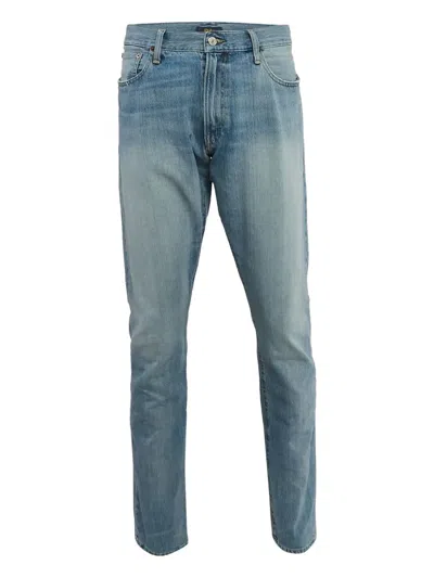 Pre-owned Polo Ralph Lauren Vintage Faded-wash Denim Jeans In Blue