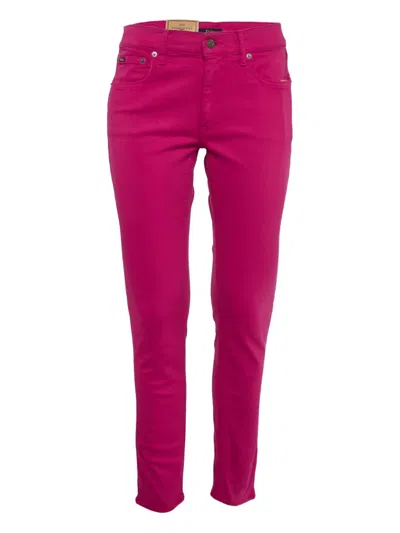 Pre-owned Polo Ralph Lauren Vintage Five-pocket Skinny Jeans In Pink
