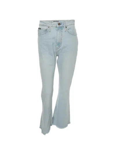 Pre-owned Polo Ralph Lauren Vintage Flared Button-fastening Jeans In Blue