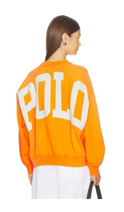 Polo Ralph Lauren Vintage Fleece Crew Sweater In Multi