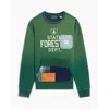 Polo Ralph Lauren Vintage Fleece Crewneck In Green