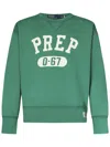Polo Ralph Lauren Vintage Green Sweatshirt With Contrasting Print