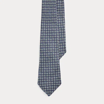 Polo Ralph Lauren Vintage-inspired Neat Linen Tie In Blue