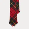 Polo Ralph Lauren Vintage-inspired Tartan Wool Tie In Red