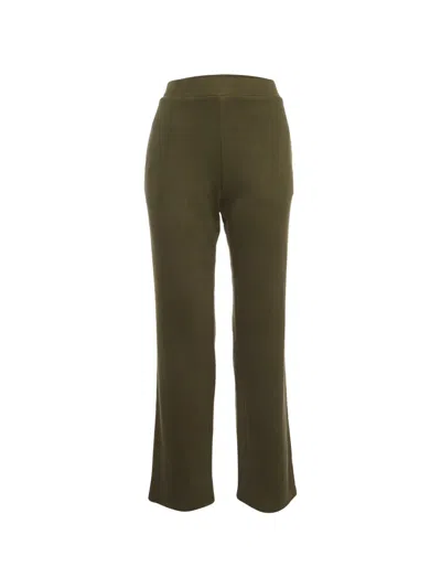 Pre-owned Polo Ralph Lauren Vintage Knit Track Pants In Green