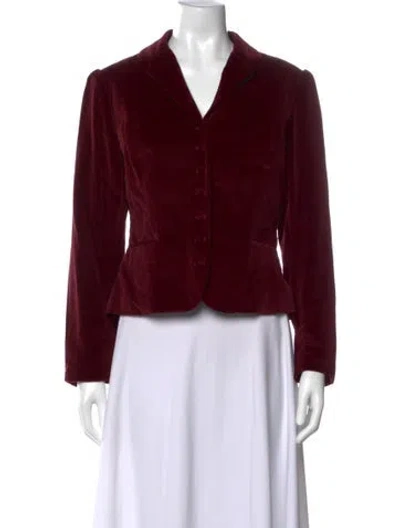 Pre-owned Polo Ralph Lauren Vintage Late 1970's - Early 1980's Blazer In Burgundy