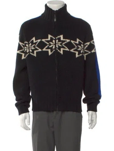 Pre-owned Polo Ralph Lauren Vintage Late 1990's - Early 2000's Cardigan In Black