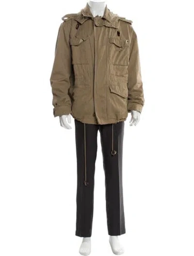 Pre-owned Polo Ralph Lauren Vintage Late 1990's - Early 2000's Parka In Neutral