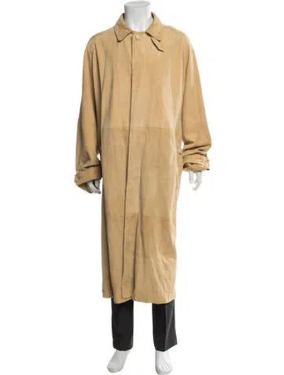 Pre-owned Polo Ralph Lauren Vintage Late 1990's - Early 2000's Trench Coat In Brown