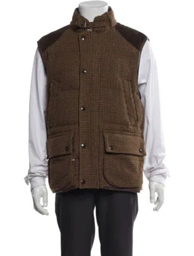 Pre-owned Polo Ralph Lauren Vintage Late 1990's - Early 2000's Vest In Brown