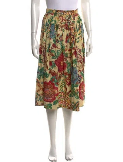 Pre-owned Polo Ralph Lauren Vintage Midi Length Skirt In Neutrals