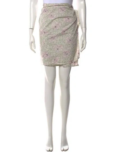 Pre-owned Polo Ralph Lauren Vintage Mini Skirt In Neutrals