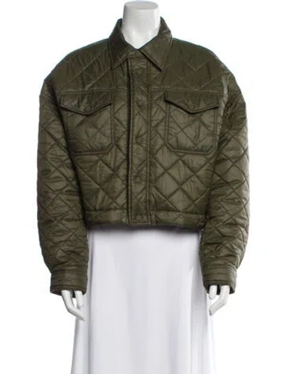 Pre-owned Polo Ralph Lauren Vintage Nylon Bomber Jacket In Green