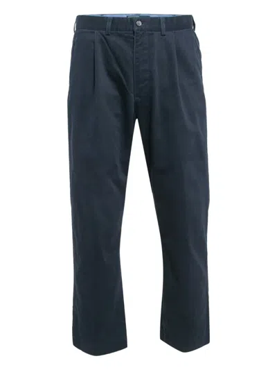 Pre-owned Polo Ralph Lauren Vintage Pleated Trousers In Blue