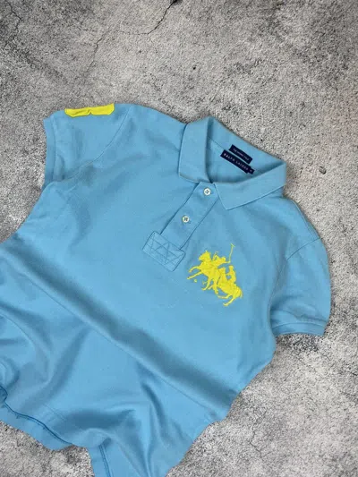 Pre-owned Polo Ralph Lauren Vintage T Big Pony Logo 3 Polo Tee