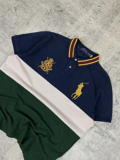 Pre-owned Polo Ralph Lauren Vintage T Big Pony Logo 3 Polo Tee