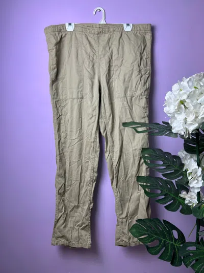 Pre-owned Polo Ralph Lauren Vintage T Cotton Pants In Cream