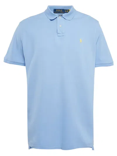 Pre-owned Polo Ralph Lauren Vintage  Cotton Polo Shirt In Blue