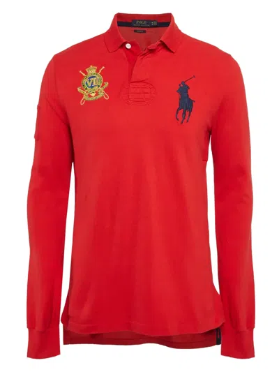 Pre-owned Polo Ralph Lauren Vintage  Embroidered-logo Polo Shirt
